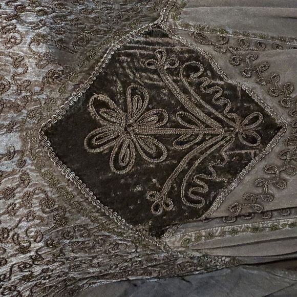 Wicca/Bohemian Long Gown Dark Blue 3X - Picture 7 of 7